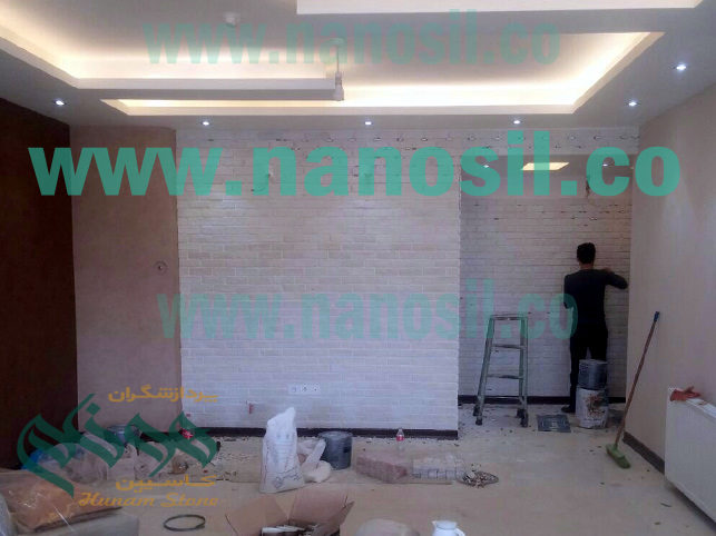 stone , brick stone , facade stone سنگ نما مصنوعی نانو سمنت پلاست artificial stone production line Machine of cement plast