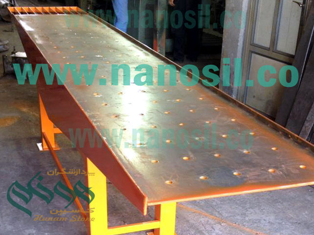 Manufacturing various types of vibration boards in various dimensions for the production of mosaics and artificial stone