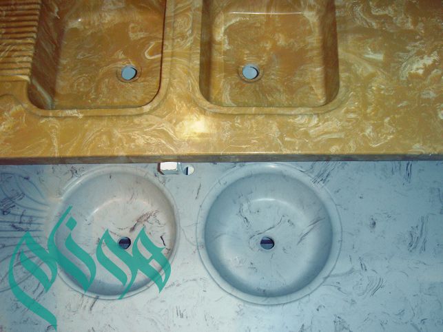 سینک ظرفشویی پلیمری سنگ مصنوعی