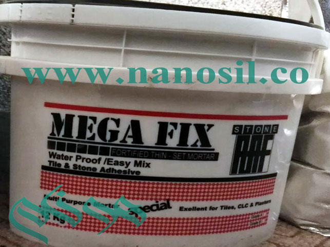 Tile adhesive paste / Adhesive paste. Installation of natural stone and artificial stone