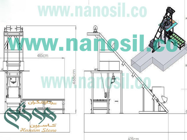 سنگ آنتیک / خط تولید نیمه اتوماتیک و اتوماسیون سنگ آنتیک نانو