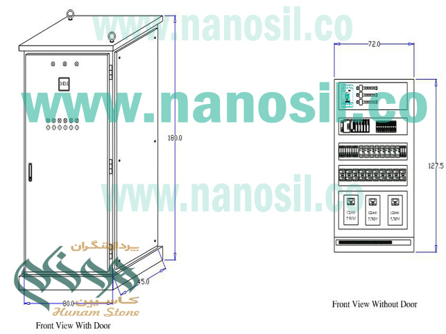 Antique artificial stone / Central panel control panel Artificial stone cement Plast 900 sq.m.