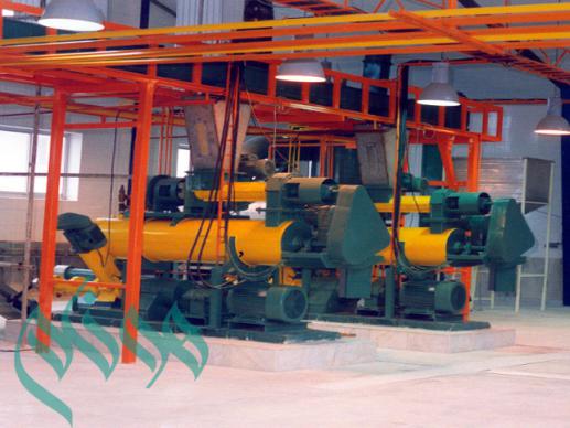 Soybean plant protein production line