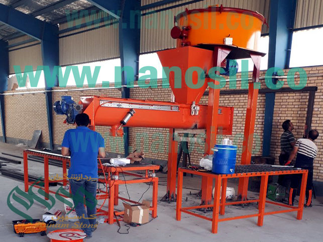 Quartz production line, Tombstone production line, Quartz mixer, Quartz molding, Roller table and weighing