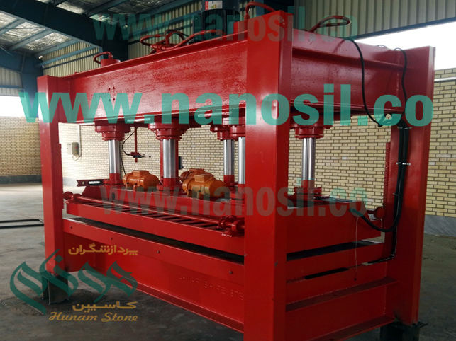 Artificial Stone Press Machine Engineering / Quartz Stone Synthetic Quartz Press